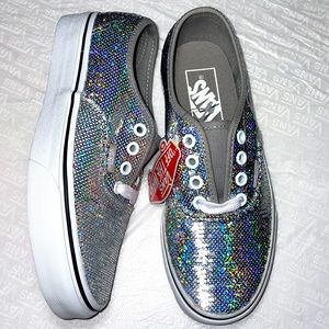 Authentic micro sequins kids Vans